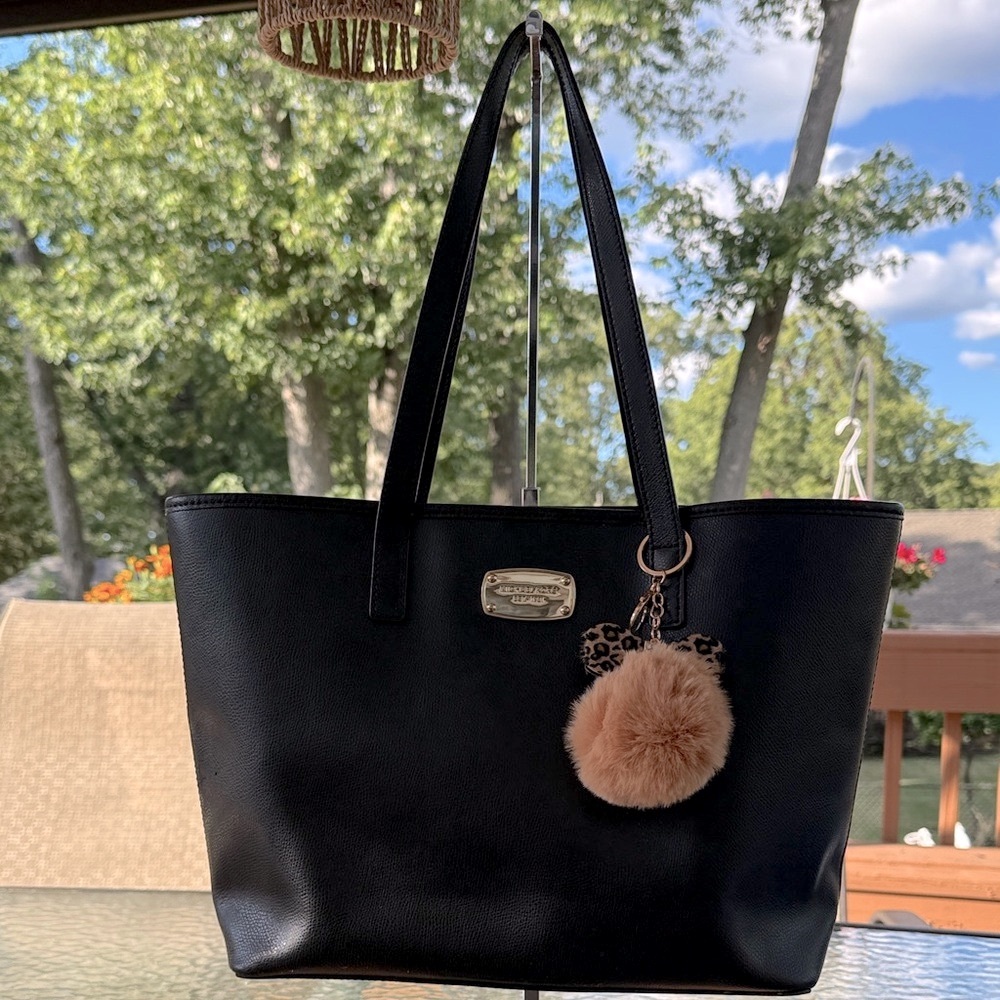 MICHAEL Michael Kors Black Saffiano Leather Tote
